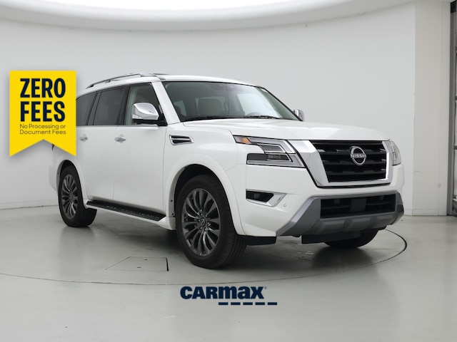 White 2023 Nissan Armada Platinum 4WD SUV / Crossover Four-Wheel Drive Automatic