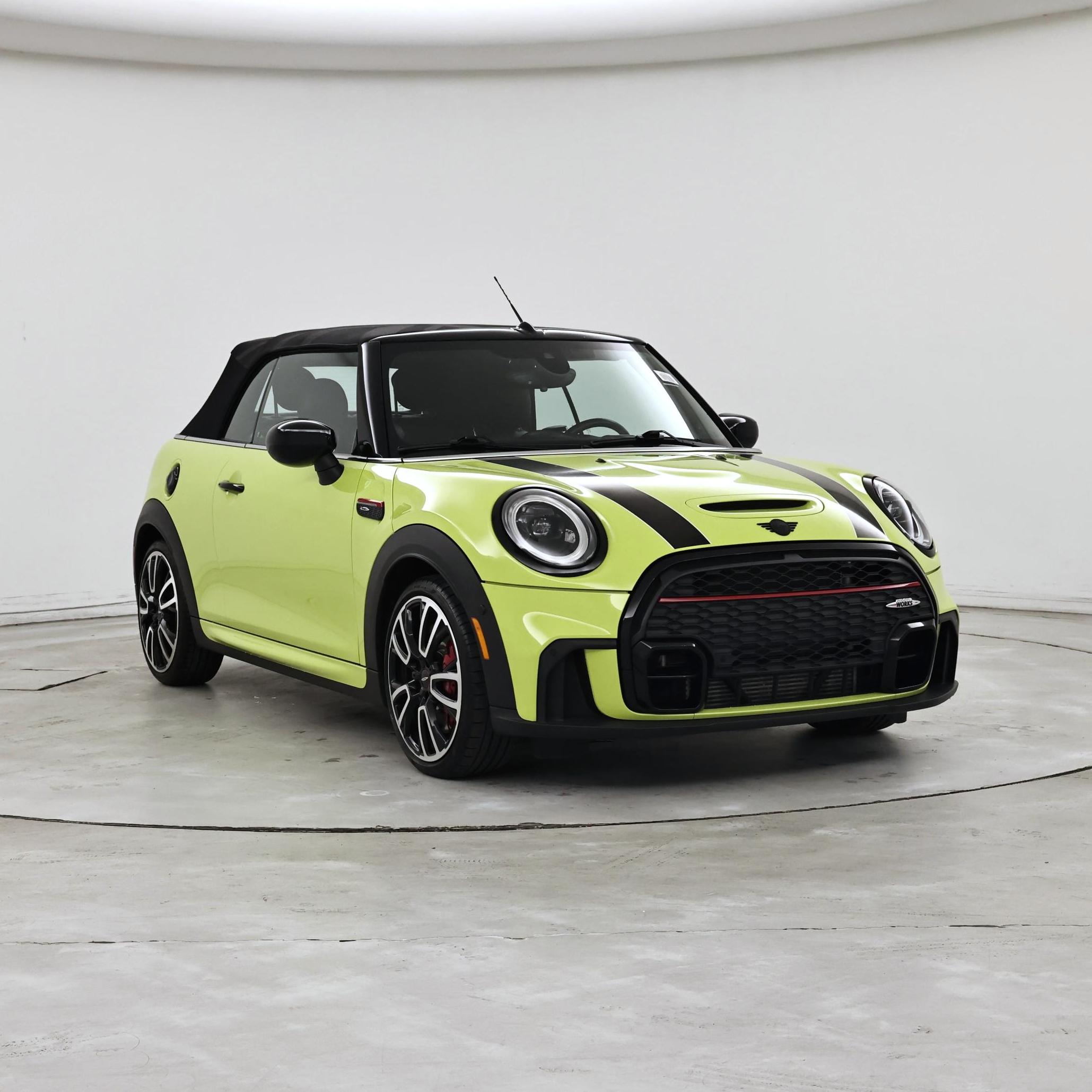 Yellow 2023 MINI Cooper John Cooper Works Convertible FWD Convertible Front-Wheel Drive Automatic
