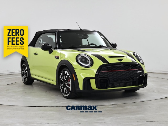 Yellow 2023 MINI Cooper John Cooper Works Convertible FWD Convertible Front-Wheel Drive Automatic