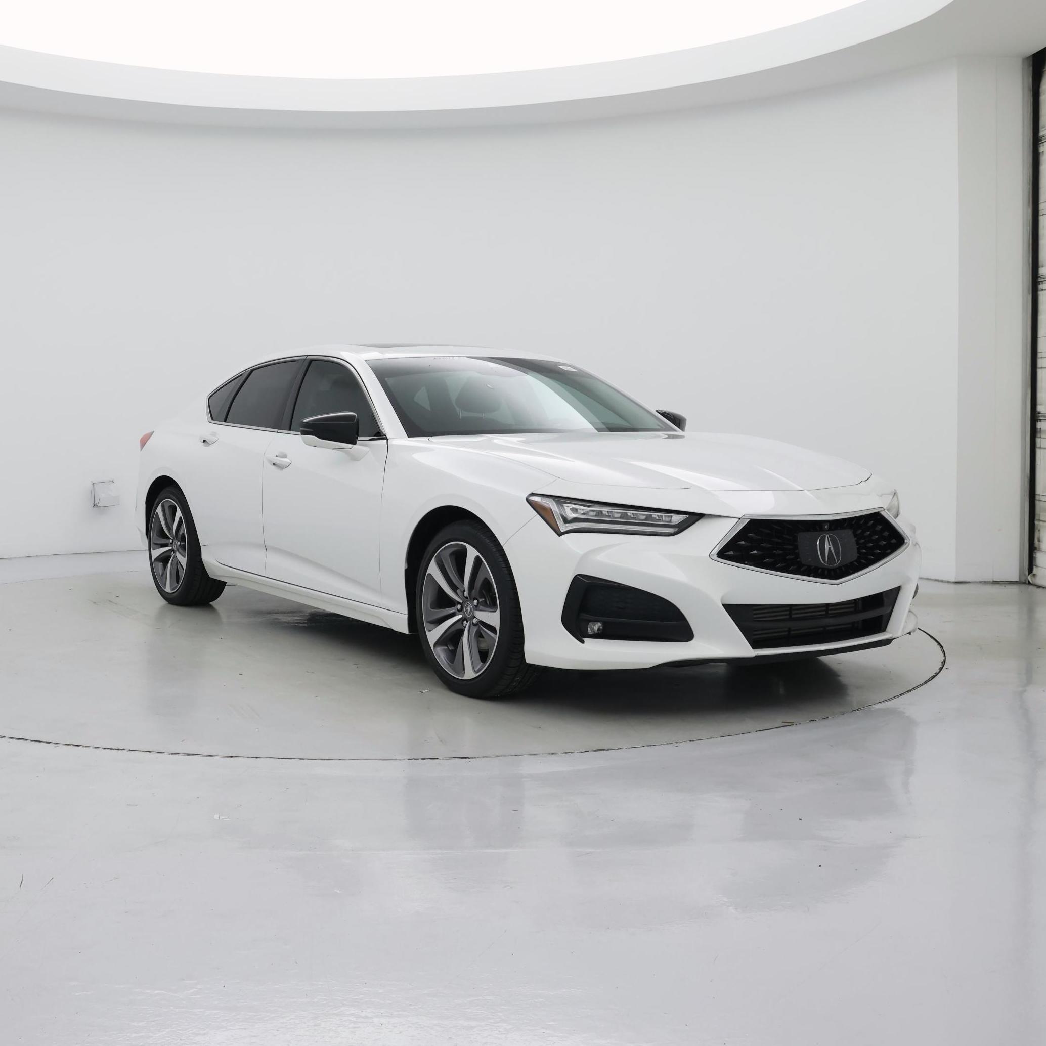 White 2021 Acura TLX Sedan All-Wheel Drive Automatic