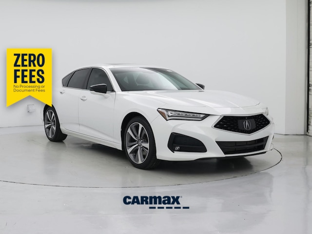 White 2021 Acura TLX Sedan All-Wheel Drive Automatic