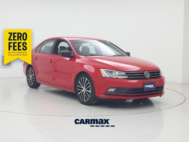 Red 2016 Volkswagen Jetta Sedan Front-Wheel Drive Automatic