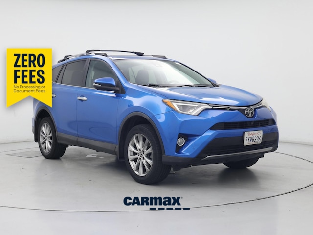 Blue 2017 Toyota RAV4 Limited SUV / Crossover Front-Wheel Drive Automatic