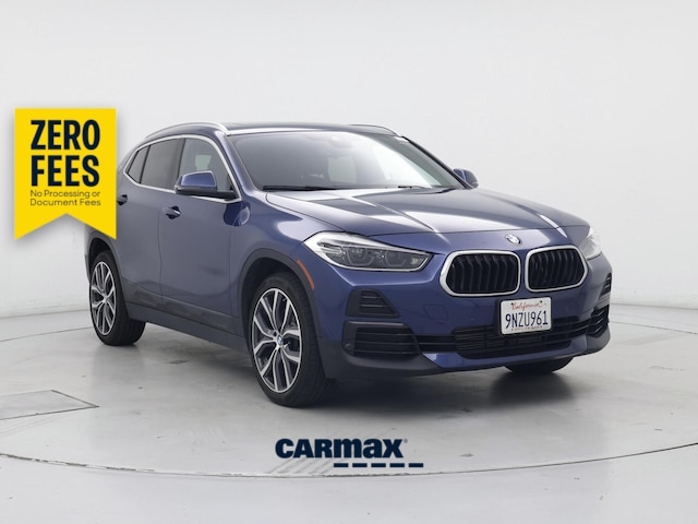 Blue 2022 BMW X2 xDrive28i AWD SUV / Crossover All-Wheel Drive Automatic