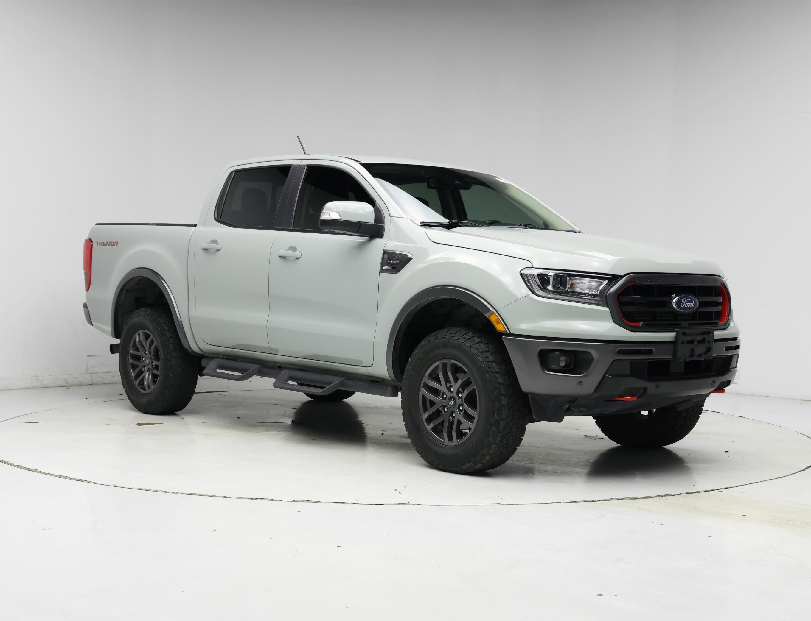 Gray 2021 Ford Ranger Pickup Truck Four-Wheel Drive Automatic