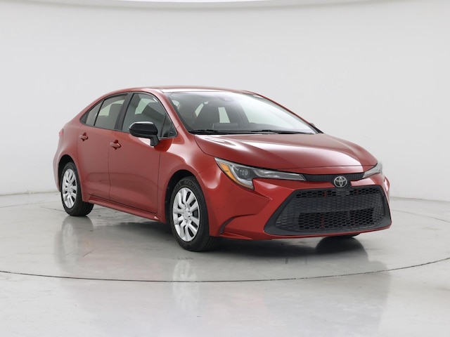 Red 2020 Toyota Corolla LE FWD Sedan Front-Wheel Drive Automatic