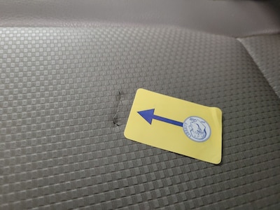 Seats Rear row Cosmetic Imperfection