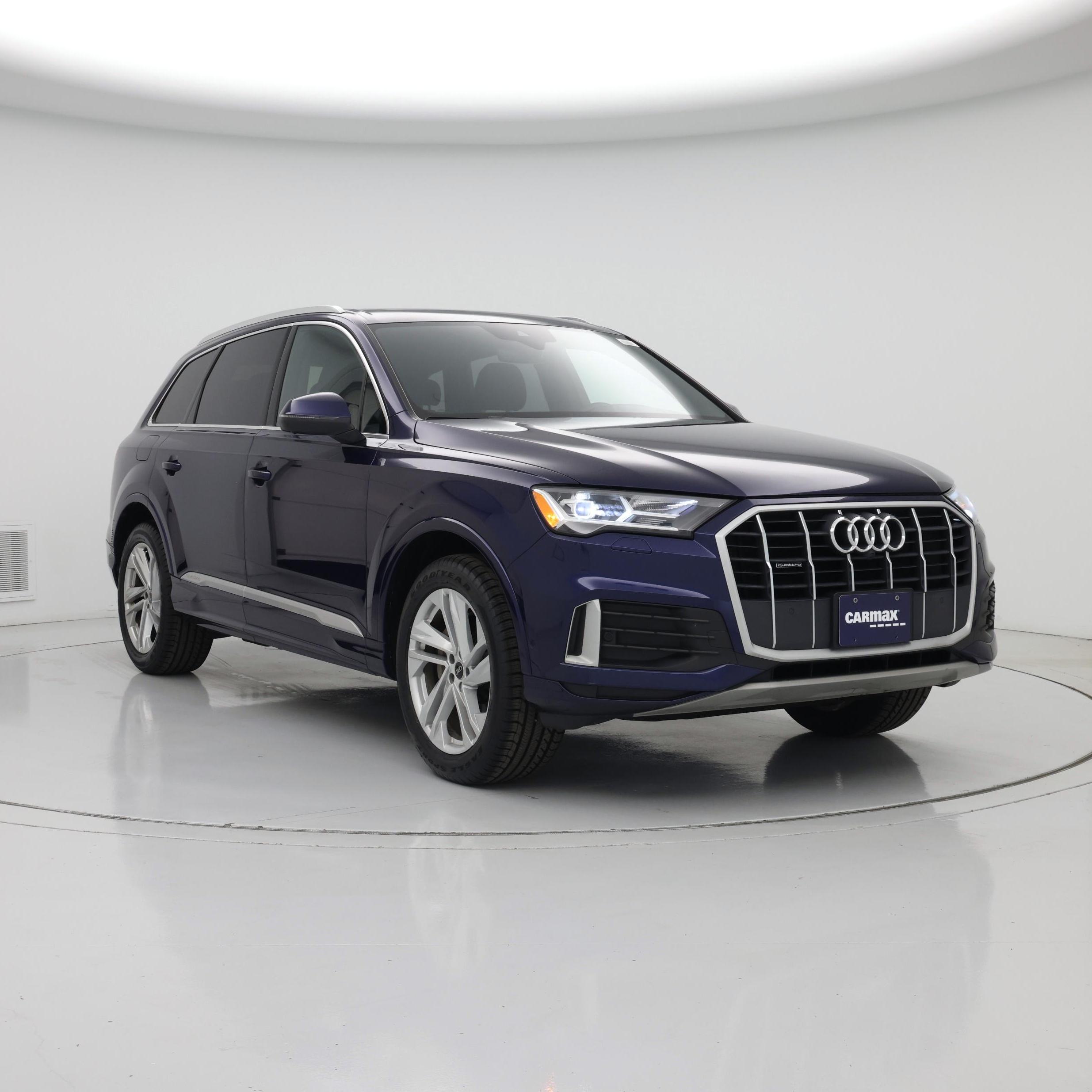 Blue 2021 Audi Q7 quattro Premium 45 TFSI SUV / Crossover All-Wheel Drive Automatic