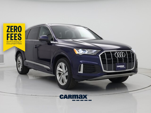 Blue 2021 Audi Q7 quattro Premium 45 TFSI SUV / Crossover All-Wheel Drive Automatic