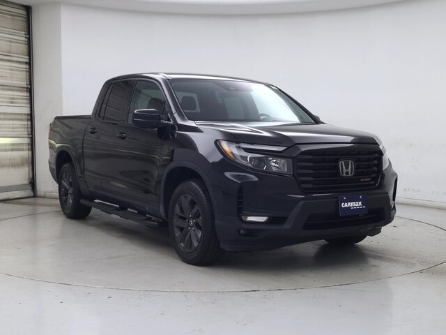 Black 2023 Honda Ridgeline Sport AWD Pickup Truck All-Wheel Drive Automatic
