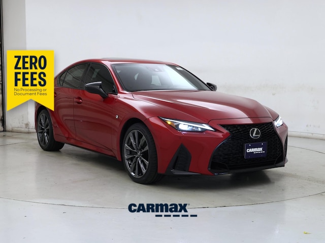 Red 2025 Lexus IS Sedan All-Wheel Drive Automatic