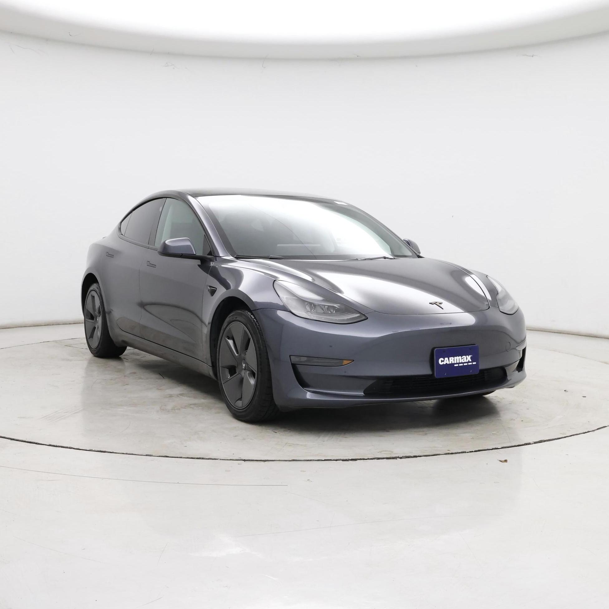 Gray 2023 Tesla Model 3 Sedan Rear-Wheel Drive Automatic