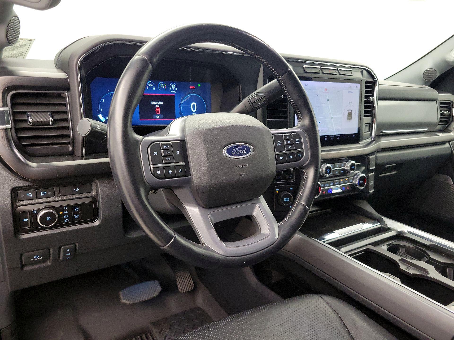 Gray 2023 Ford F-250 Super Duty Pickup Truck Four-Wheel Drive Automatic