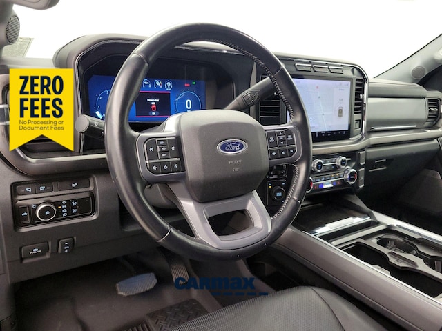 Gray 2023 Ford F-250 Super Duty Pickup Truck Four-Wheel Drive Automatic