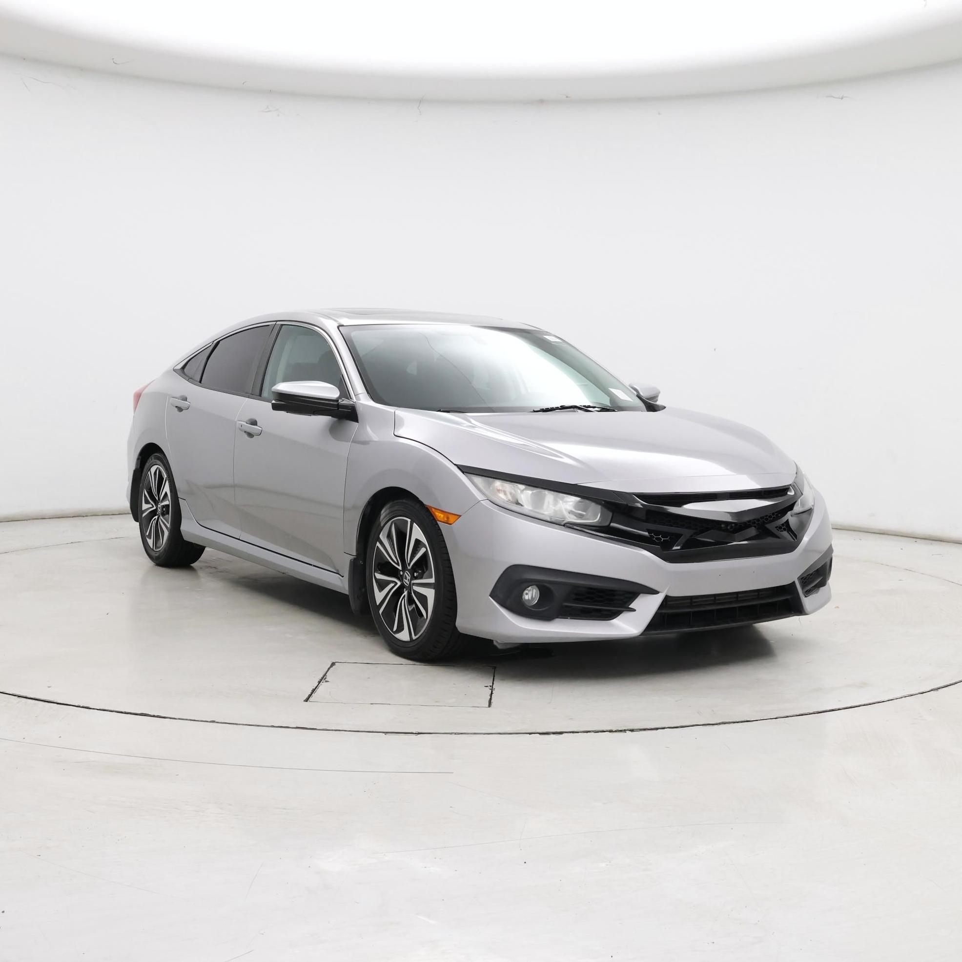 Gray 2016 Honda Civic EX-T Sedan Front-Wheel Drive Automatic