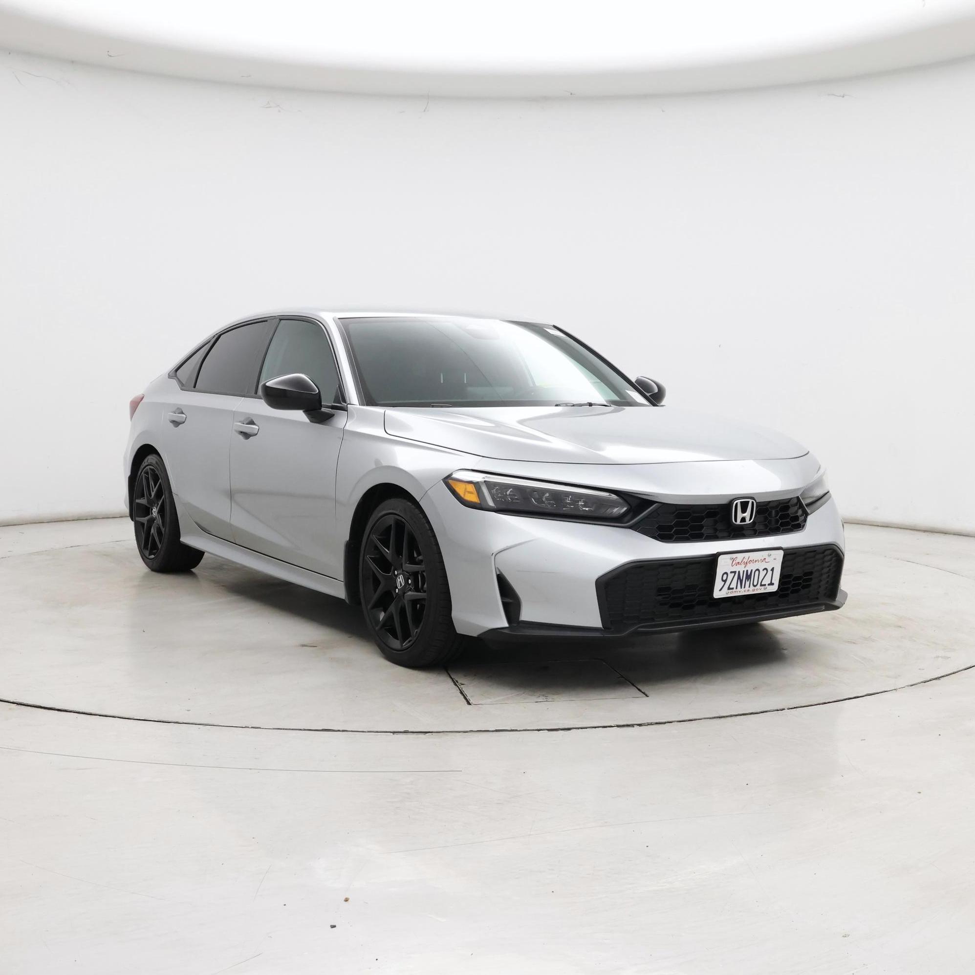 Silver 2026 Honda Civic Sedan Front-Wheel Drive Automatic