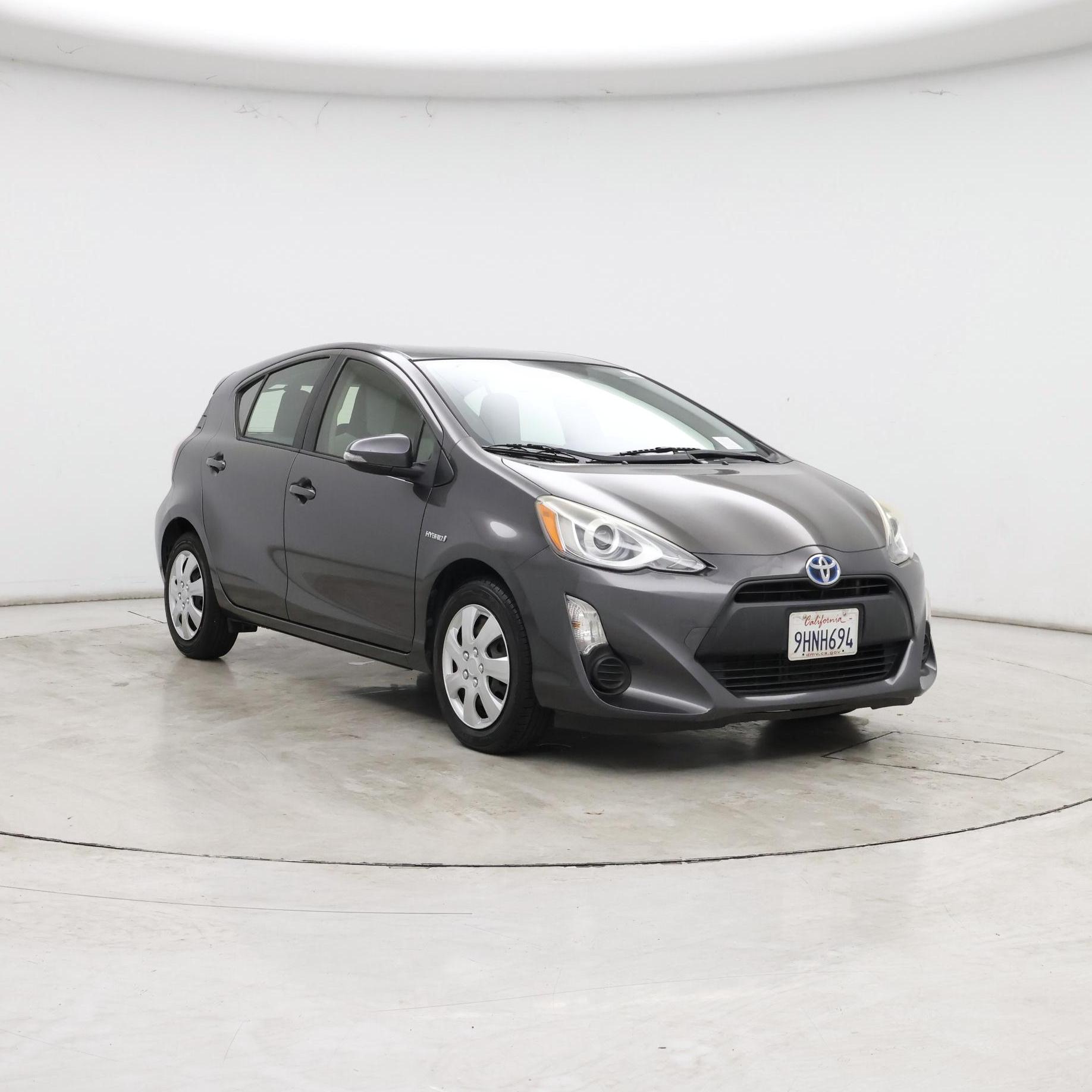 Gray 2015 Toyota Prius c Hatchback Front-Wheel Drive Automatic