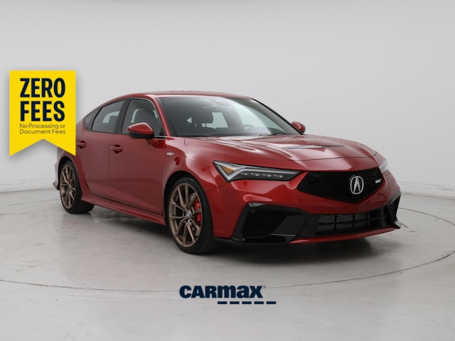 Red 2024 Acura Integra Sedan Front-Wheel Drive Manual