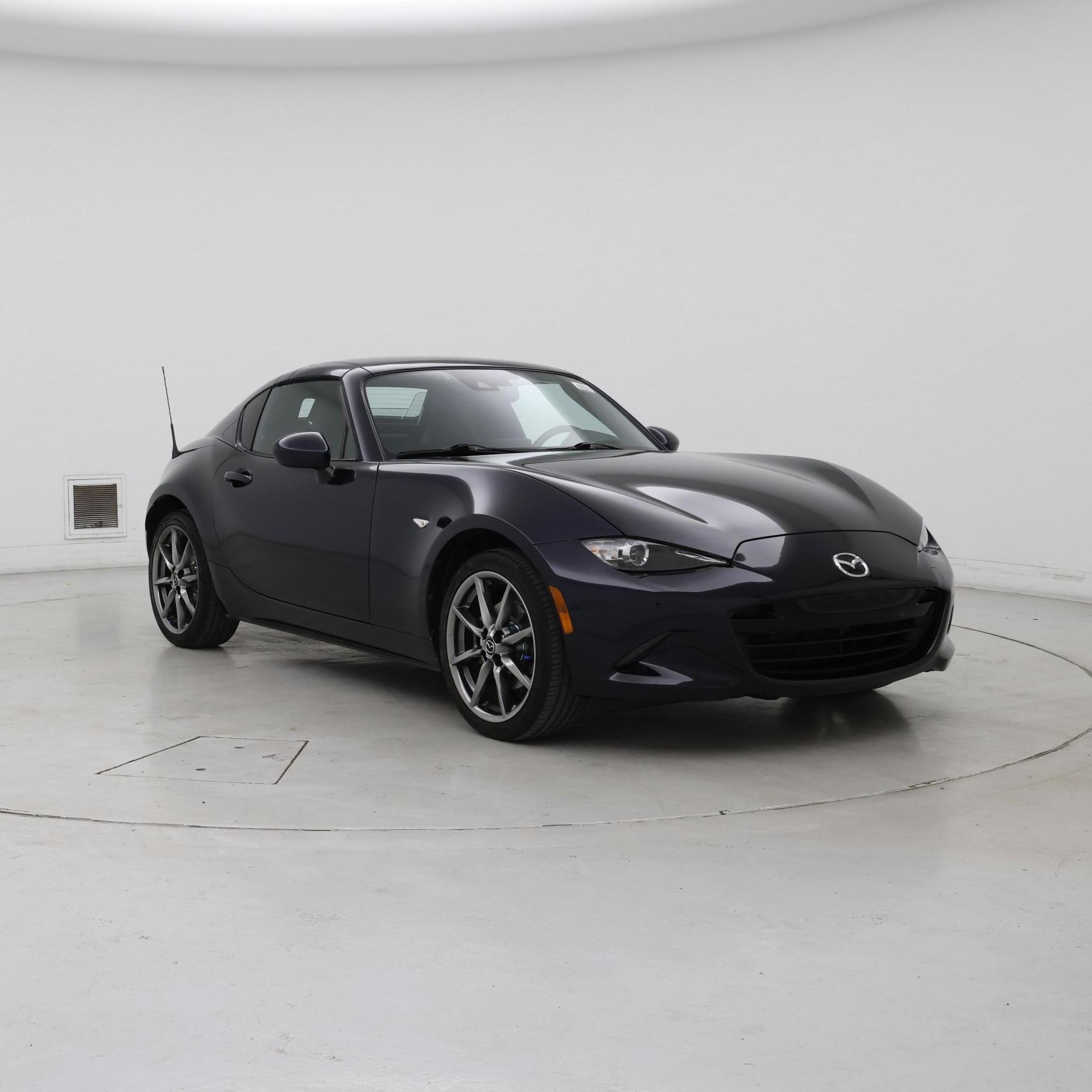 Blue 2021 Mazda MX-5 Miata Convertible Rear-Wheel Drive Manual