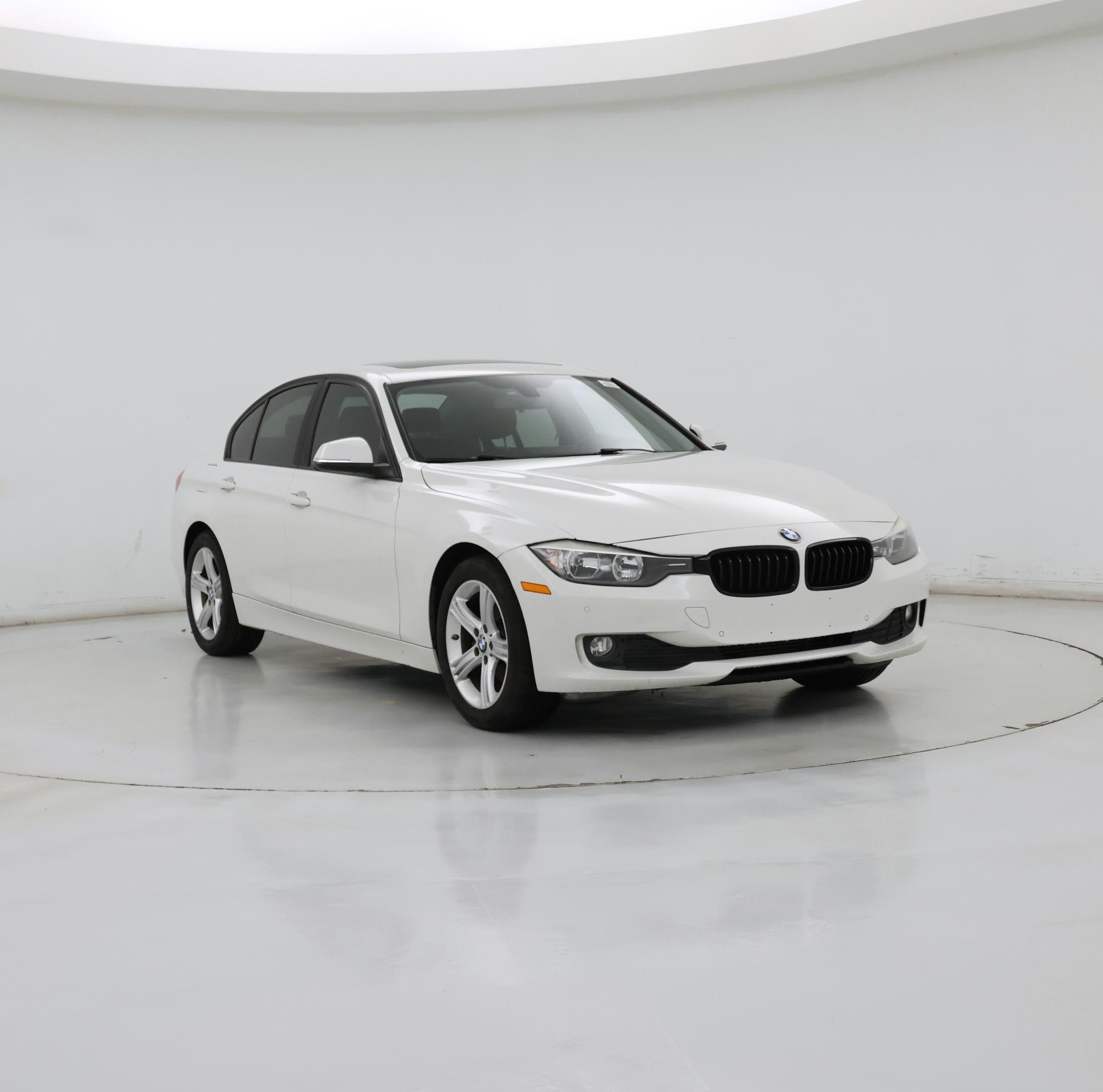 White 2015 BMW 3 Series Sedan Rear-Wheel Drive Automatic