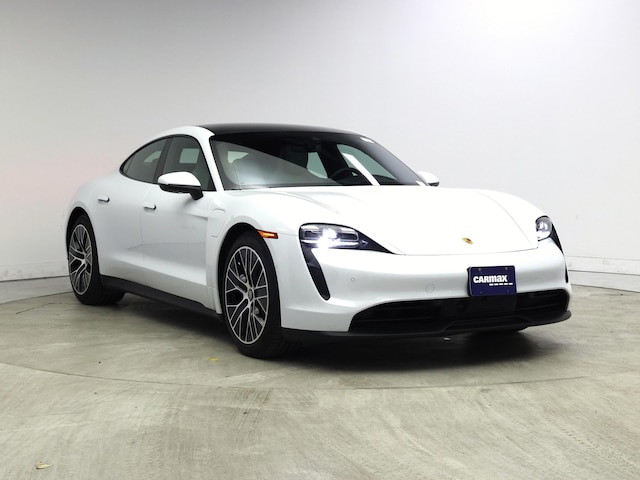 White 2022 Porsche Taycan Sedan RWD Sedan Rear-Wheel Drive Automatic