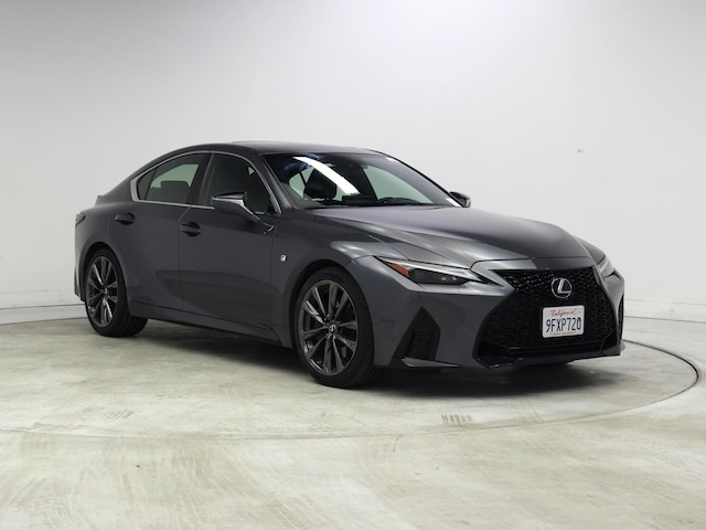 Gray 2022 Lexus IS 350 F Sport RWD Sedan Rear-Wheel Drive Automatic