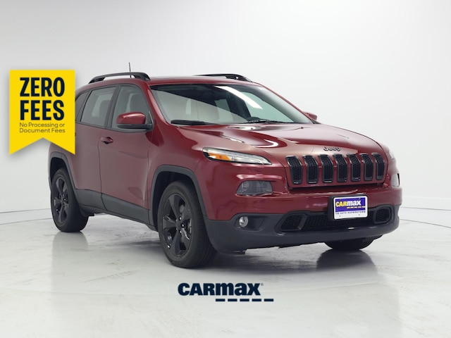 Red 2017 Jeep Cherokee SUV / Crossover Front-Wheel Drive Automatic