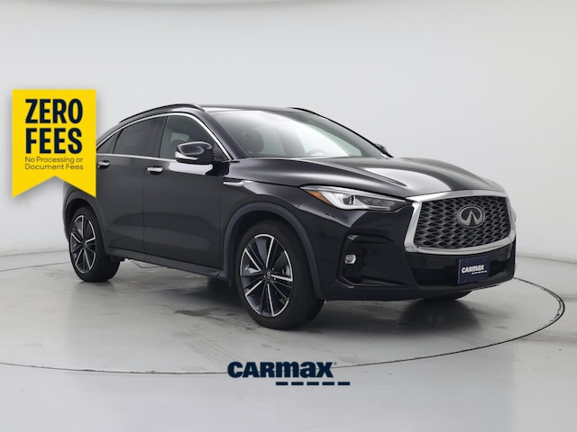 Black 2024 INFINITI QX55 Luxe AWD SUV / Crossover All-Wheel Drive Automatic