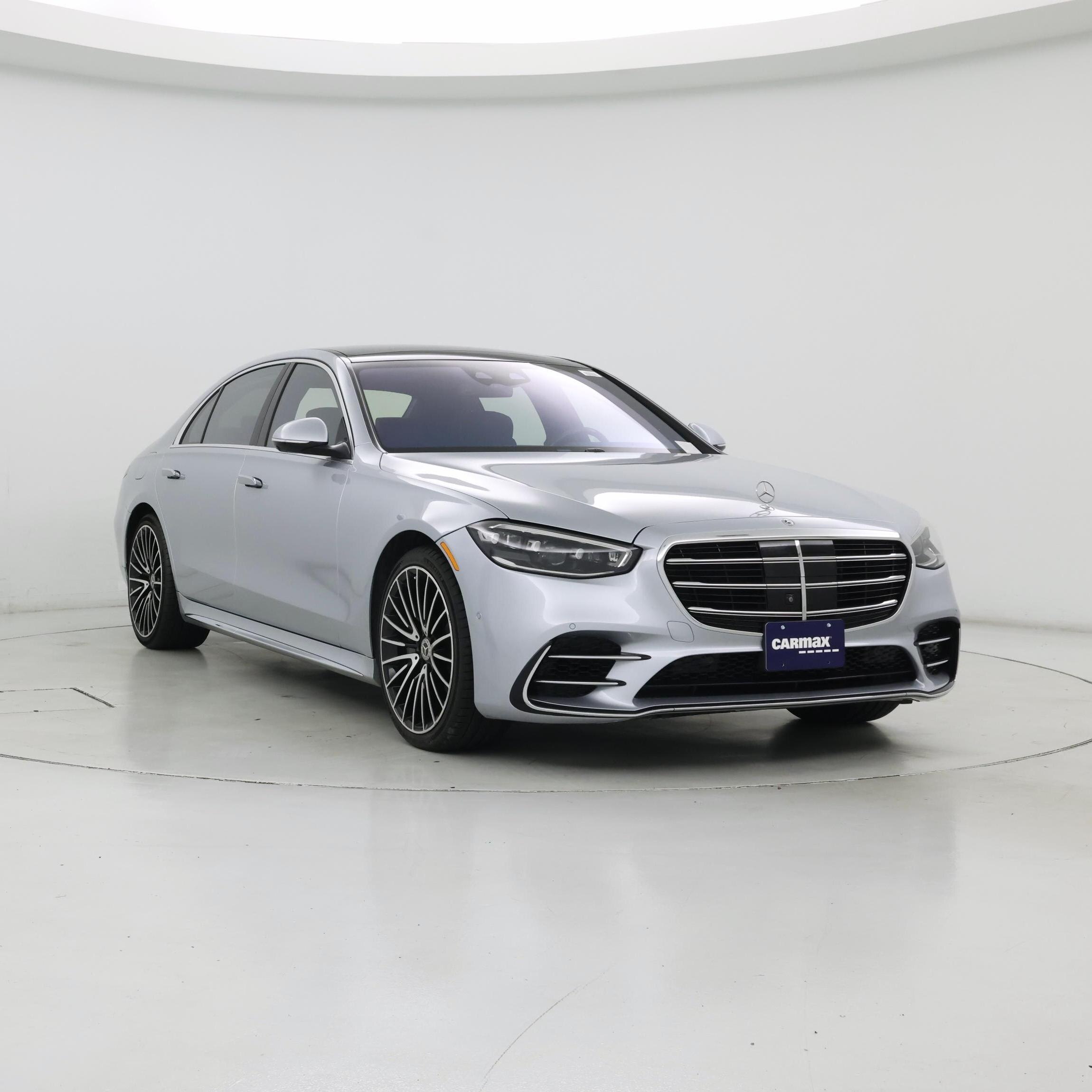 Silver 2021 Mercedes-Benz S-Class S 580 Sedan 4MATIC Sedan All-Wheel Drive Automatic