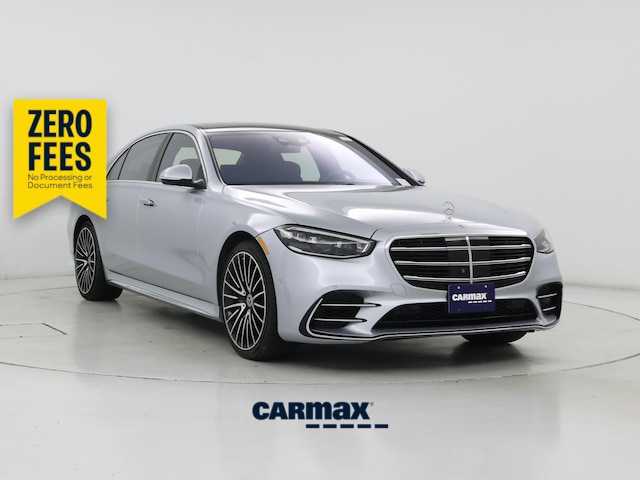 Silver 2021 Mercedes-Benz S-Class S 580 Sedan 4MATIC Sedan All-Wheel Drive Automatic