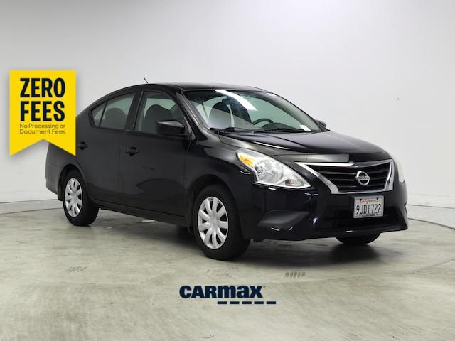Black 2017 Nissan Versa Sedan Manual