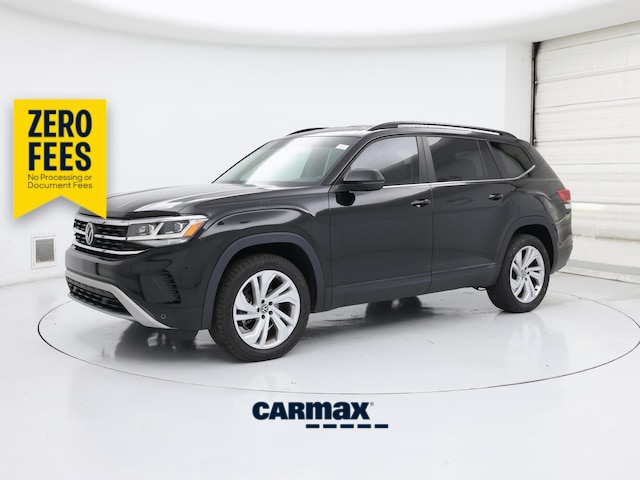 Black 2021 Volkswagen Atlas SUV / Crossover Front-Wheel Drive Automatic