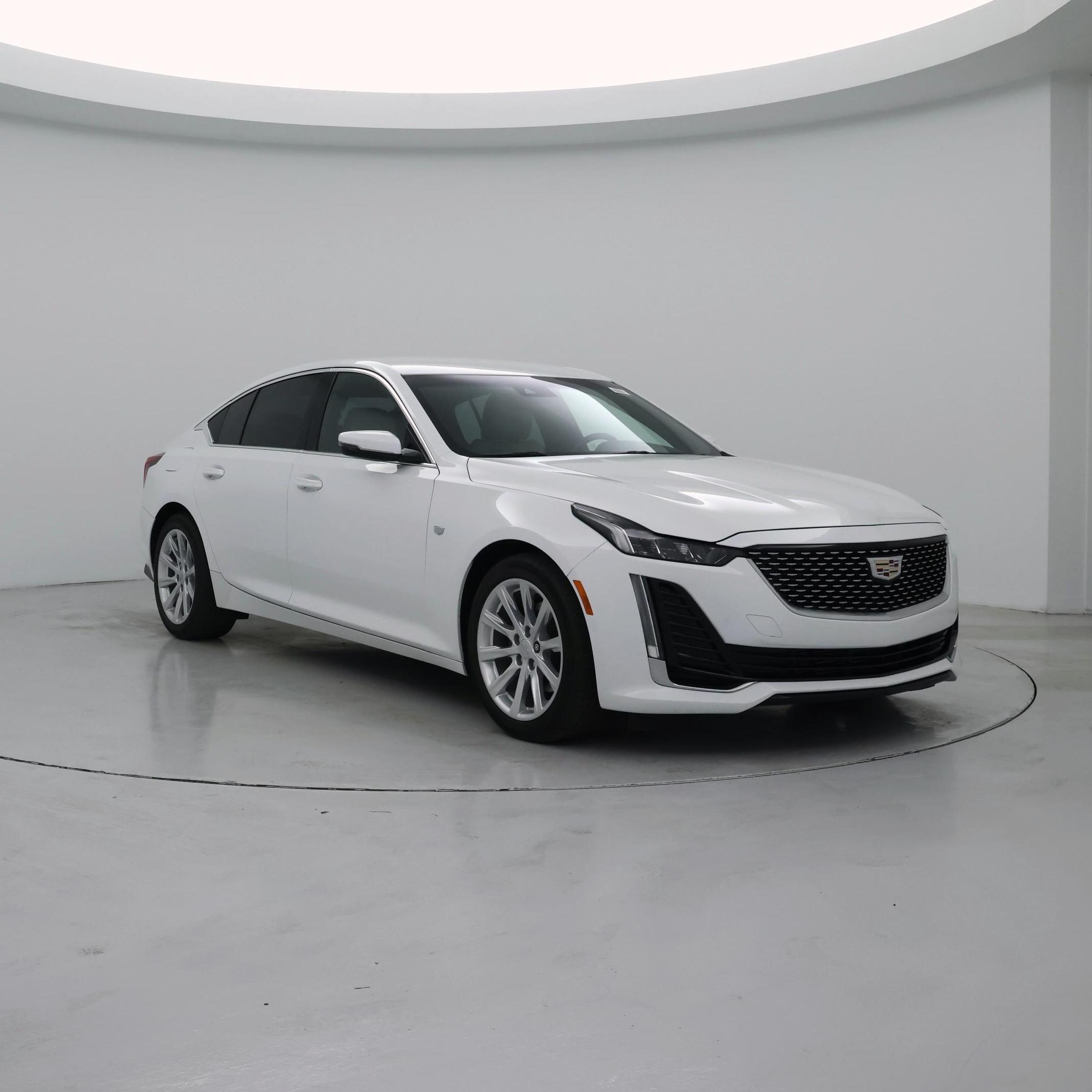 White 2023 Cadillac CT5 Sedan Rear-Wheel Drive Automatic