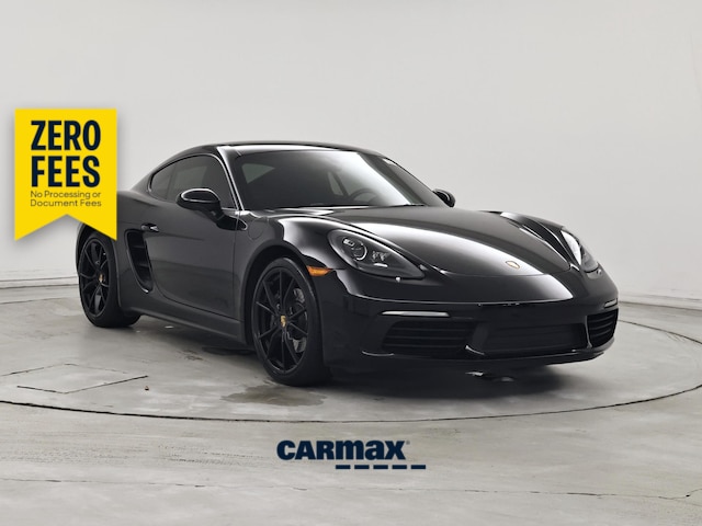 Black 2018 Porsche 718 Cayman Coupe Rear-Wheel Drive Automatic