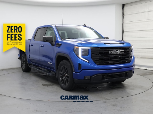 Blue 2023 GMC Sierra 1500 Elevation Crew Cab RWD Pickup Truck 4X2 Automatic