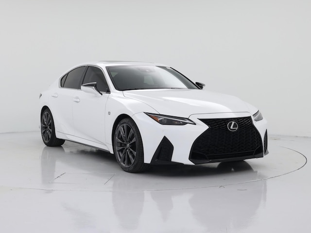 White 2023 Lexus IS 350 F Sport RWD Sedan Rear-Wheel Drive Automatic