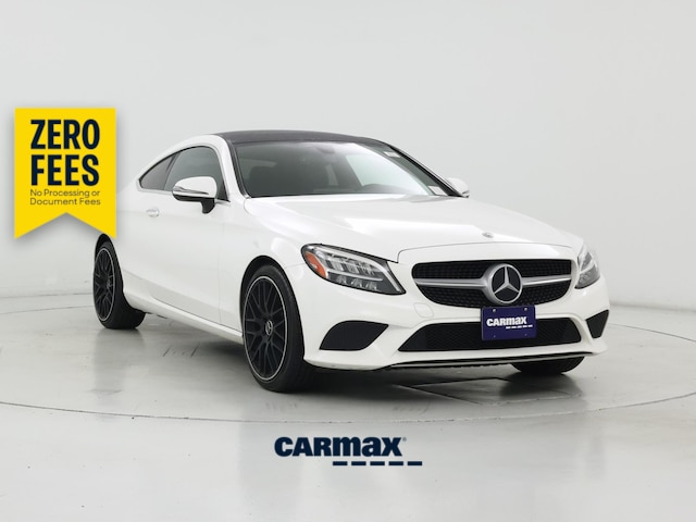 White 2019 Mercedes-Benz C-Class C 300 Coupe RWD Coupe Rear-Wheel Drive Automatic