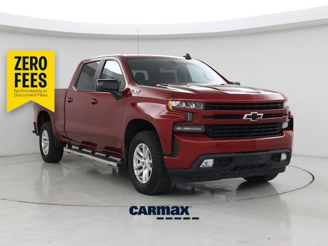 Red (Burgundy) 2021 Chevrolet Silverado 1500 RST Crew Cab 4WD Pickup Truck Four-Wheel Drive Automatic