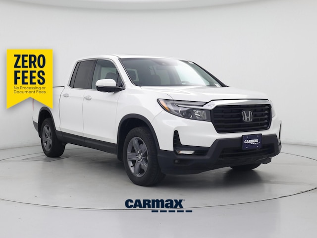 White 2022 Honda Ridgeline RTL-E AWD Pickup Truck All-Wheel Drive Automatic