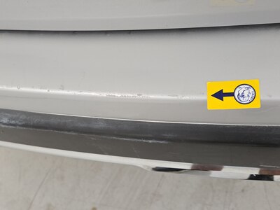 Bumper Rear Cosmetic Imperfection
