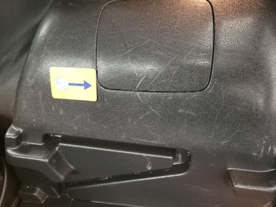 Trunk Rear row Cosmetic Imperfection