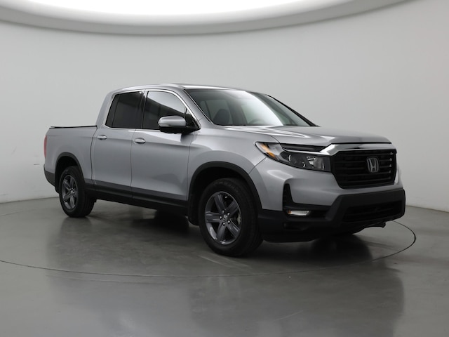 Silver 2021 Honda Ridgeline RTL-E AWD Pickup Truck All-Wheel Drive Automatic