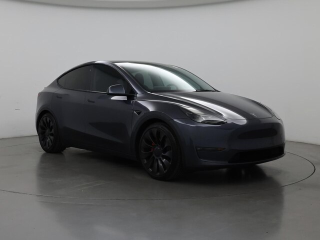 Gray 2022 Tesla Model Y Performance AWD SUV / Crossover All-Wheel Drive Automatic