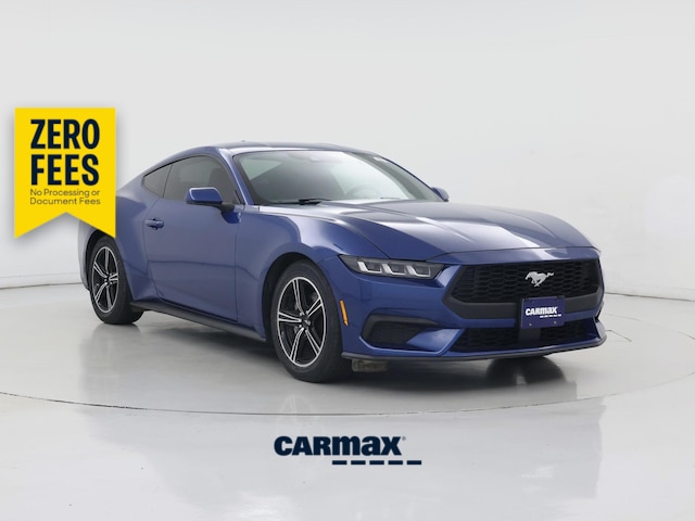 Blue 2024 Ford Mustang Coupe Rear-Wheel Drive Automatic