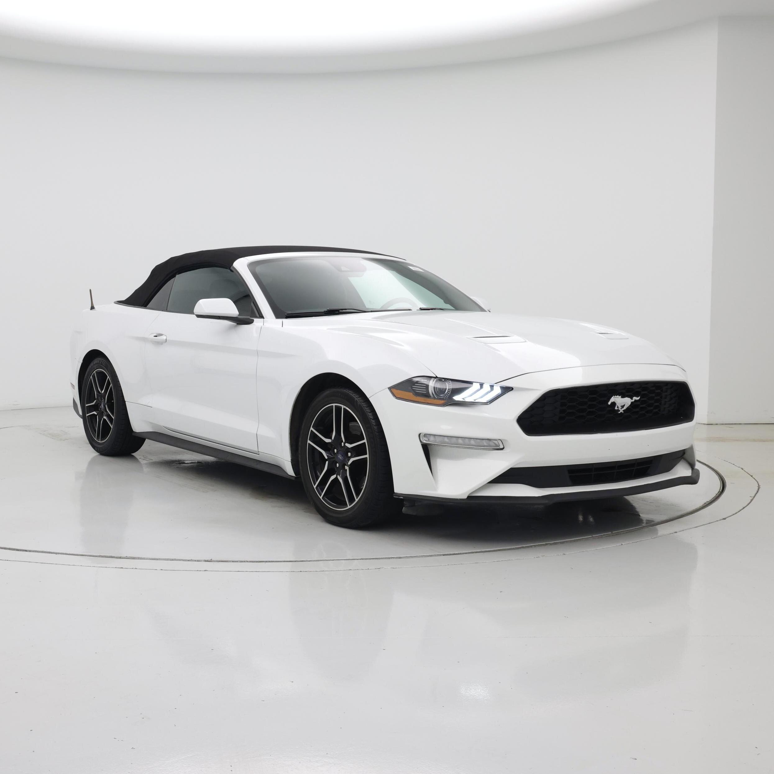 White 2022 Ford Mustang Convertible Rear-Wheel Drive Automatic