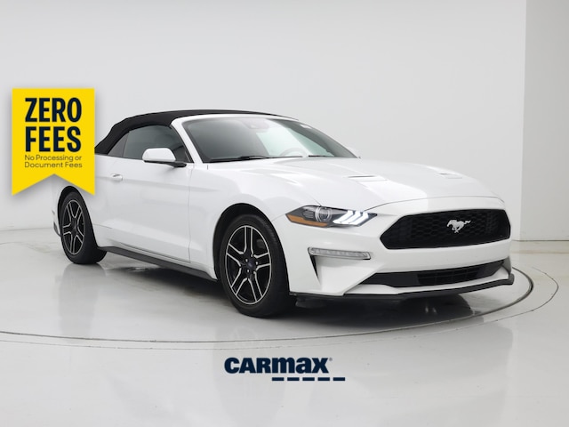 White 2022 Ford Mustang Convertible Rear-Wheel Drive Automatic