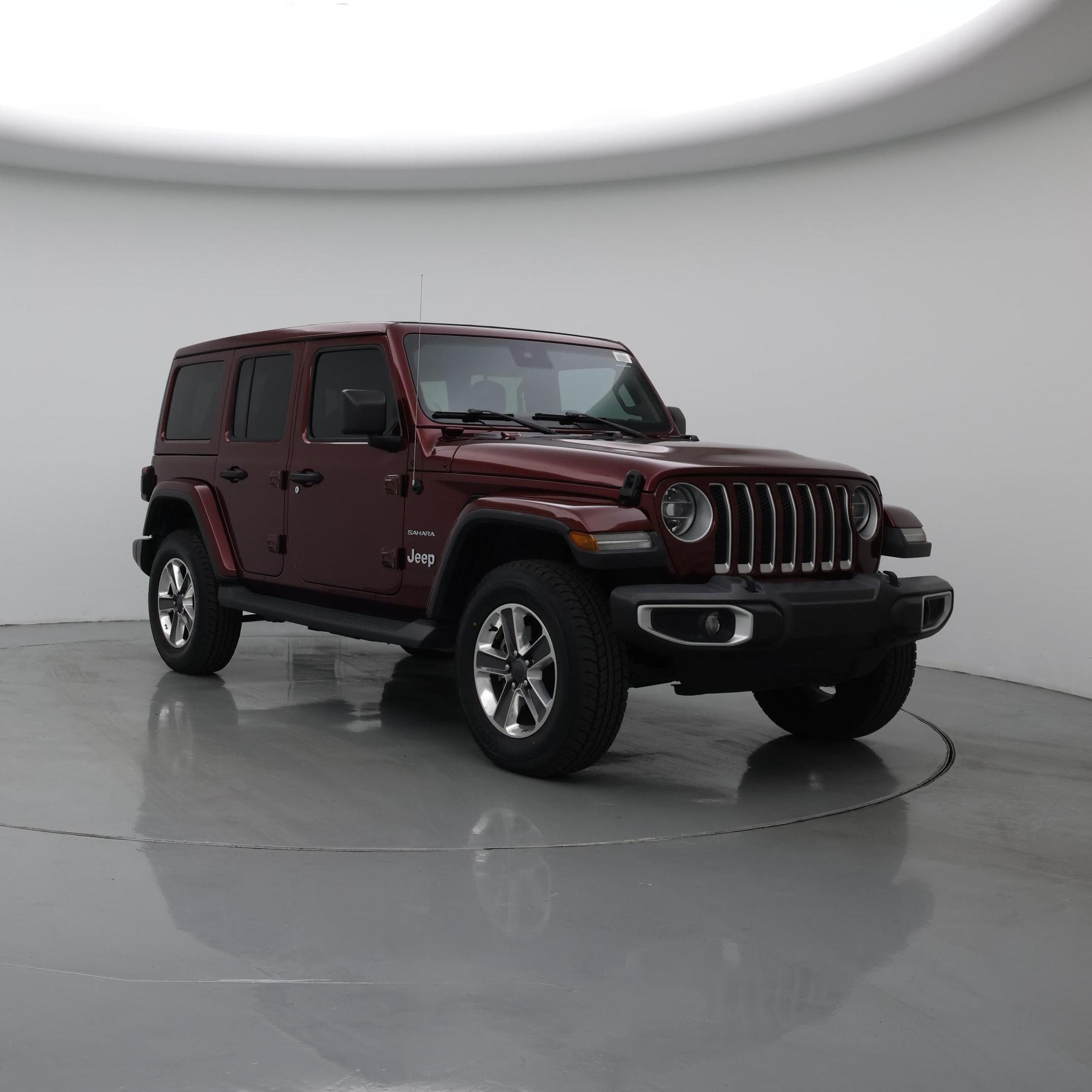 Red (Burgundy) 2021 Jeep Wrangler SUV / Crossover Four-Wheel Drive Automatic