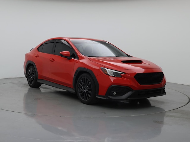 Red 2022 Subaru WRX Premium AWD Sedan All-Wheel Drive Manual