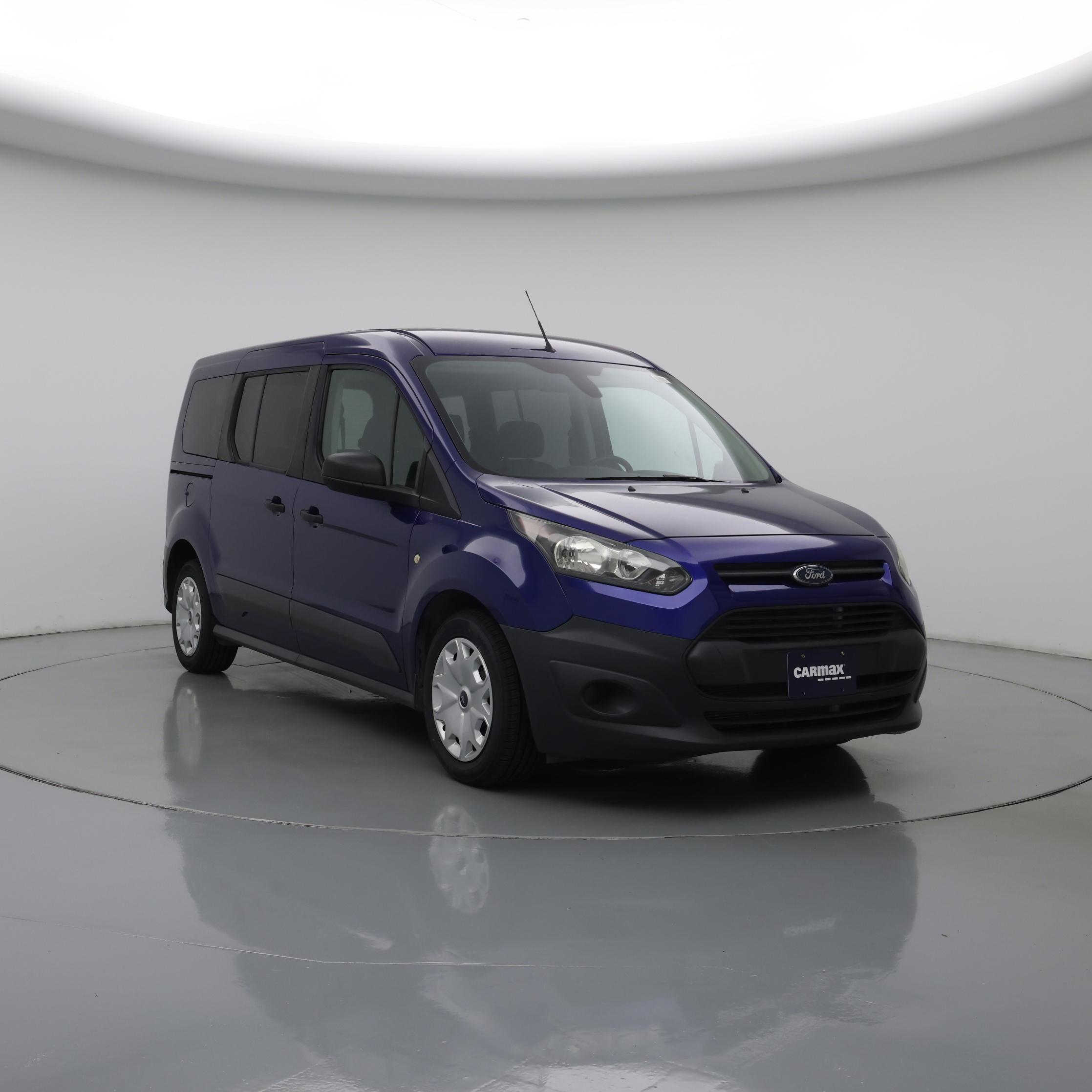 Blue 2018 Ford Transit Connect Van Front-Wheel Drive Automatic