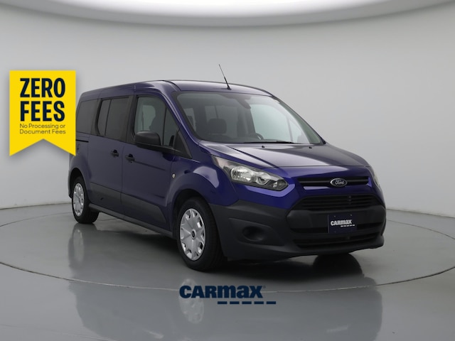 Blue 2018 Ford Transit Connect Van Front-Wheel Drive Automatic